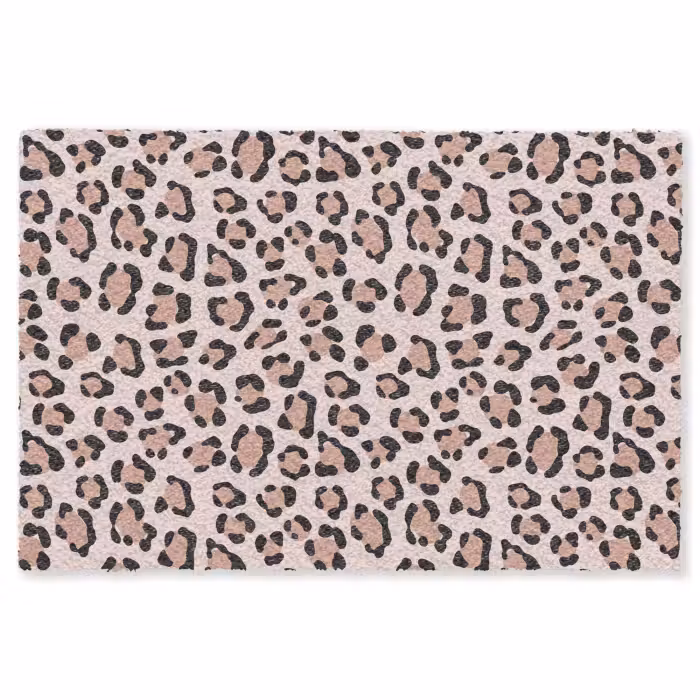 Fußmatte - Flecken - Beige - Leopard