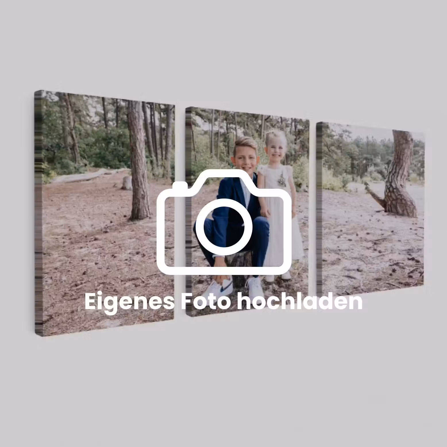 Foto auf Leinwand-Triptychon - 90x40 cm