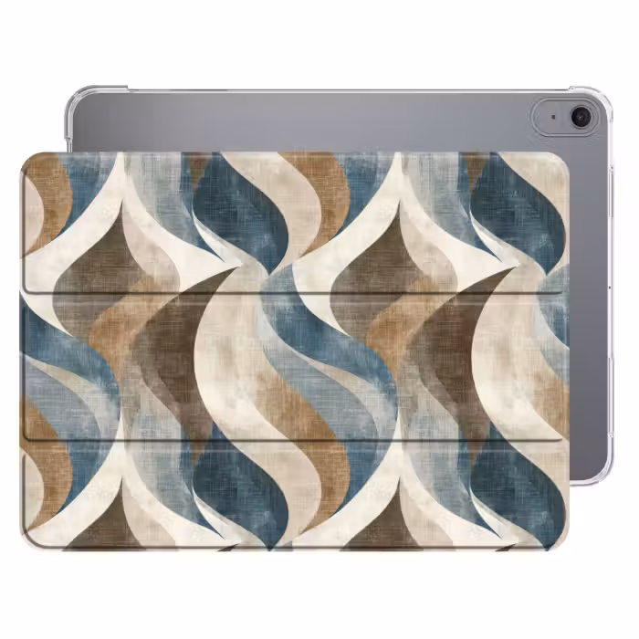 iPad-Hülle - Abstrakt - Wellen - Farbenfroh