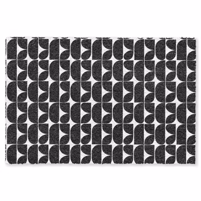 Fußmatte - Modern - Geometrisch - Schwarz