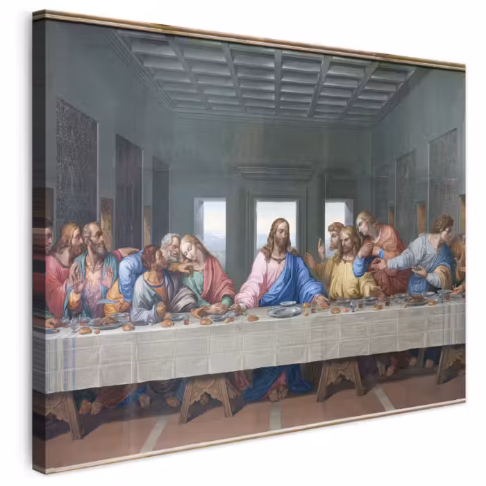 Leinwandbild - Das letzte Abendmahl - Leonardo da Vinci