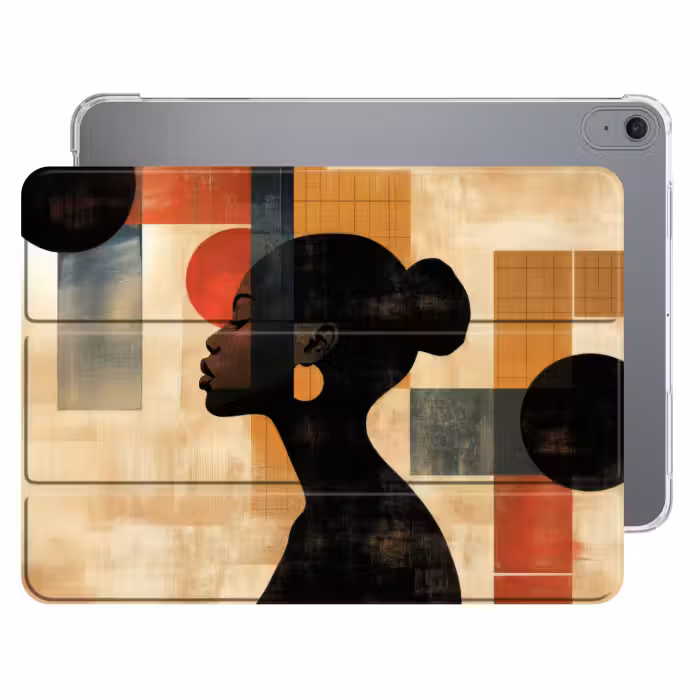 iPad-Hülle - Seitenansicht - Frau - Formen