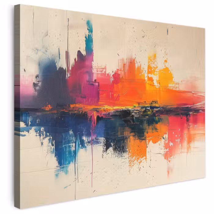 Leinwandbild - Aquarell - Kunst - Modern