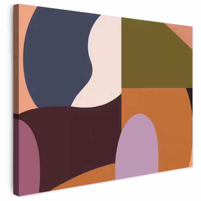 Leinwandbild - Formen - Abstrakt - Farben - Quadratisch