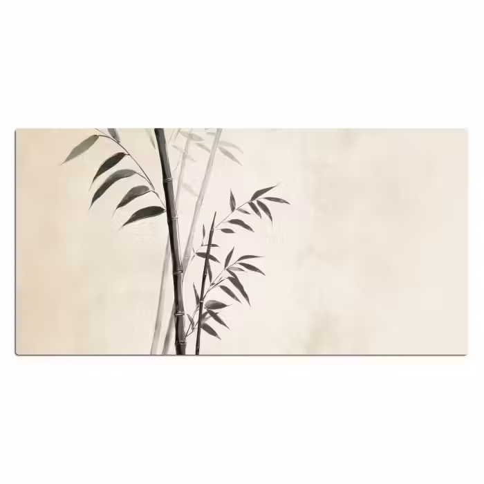 Schreibtischunterlage - Japandi - Bambus - Beige