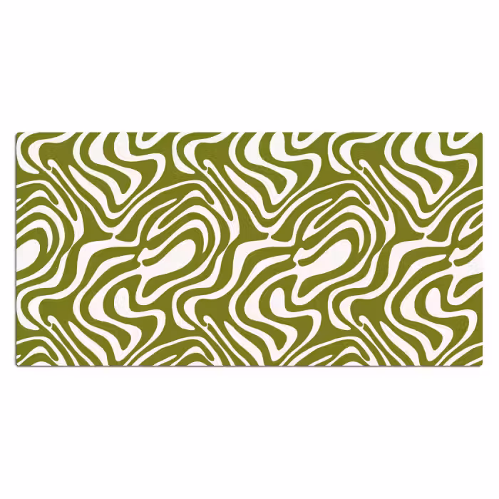 Schreibtischunterlage - Linienmuster - Grün - Bio