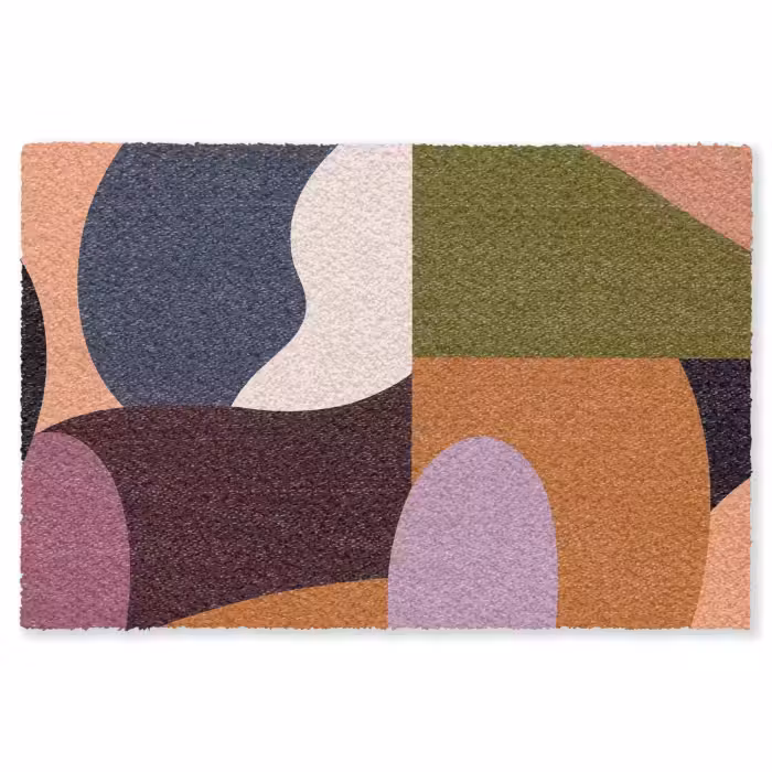 Fußmatte - Formen - Abstrakt - Farben - Quadratisch