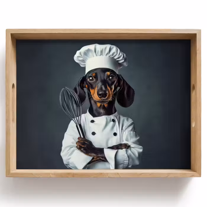 Tablett - Hund - Garde - Koch