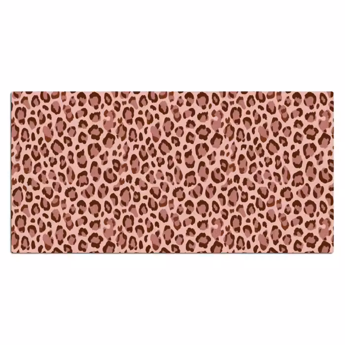 Schreibtischunterlage - Leopard - Muster - Rosa