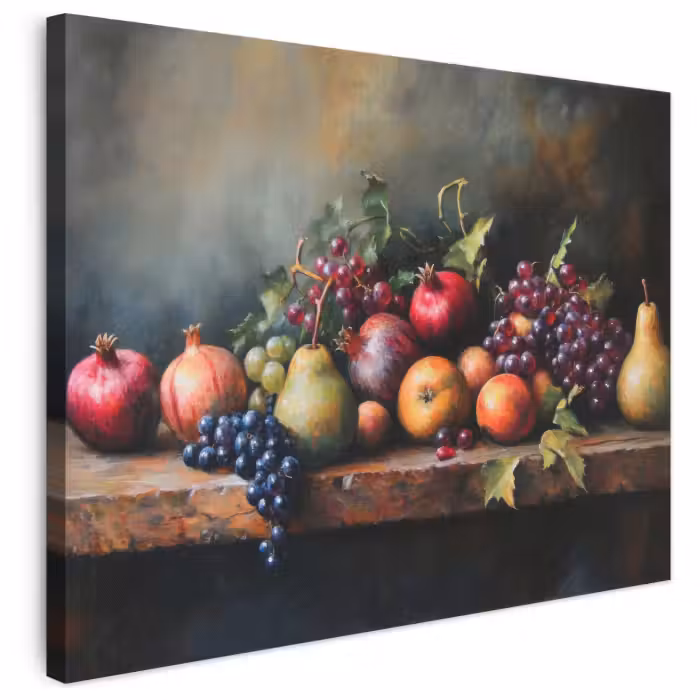 Leinwandbild - Rustikal - Stilleben - Obst