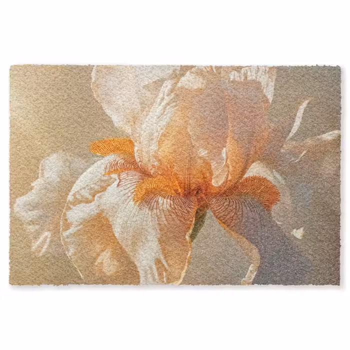 Fußmatte - Nahaufnahme - Orange - Iris