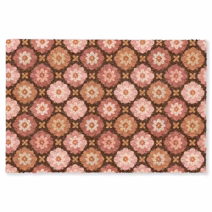 Fußmatte - Geometrisch - Blumig - Farbenfroh