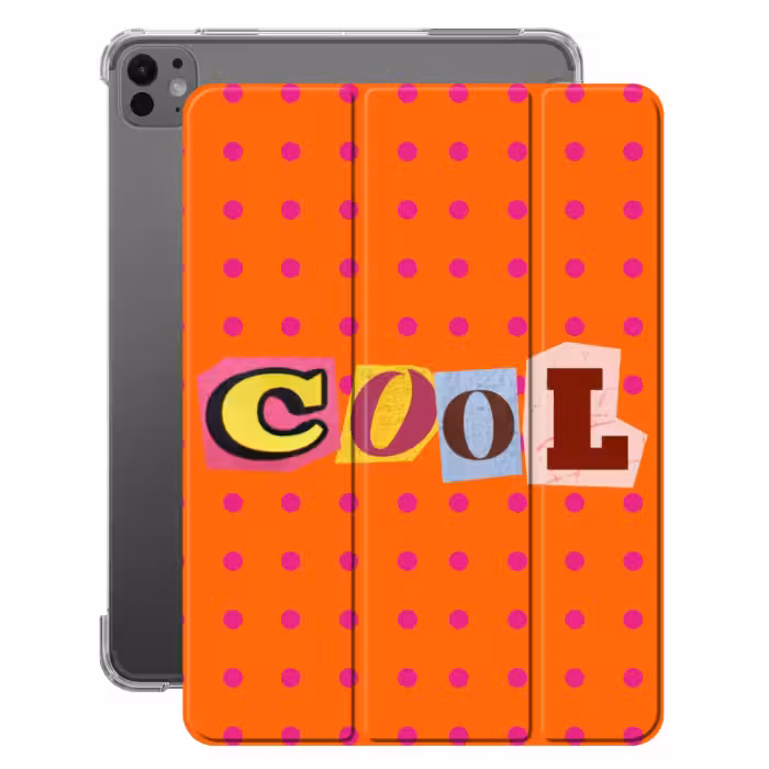 iPad-Hülle - Cool - Punkte - Orange