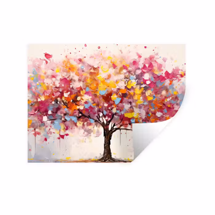 Wandtattoo – Aquarell - Baum - Kunst - Abstrakt