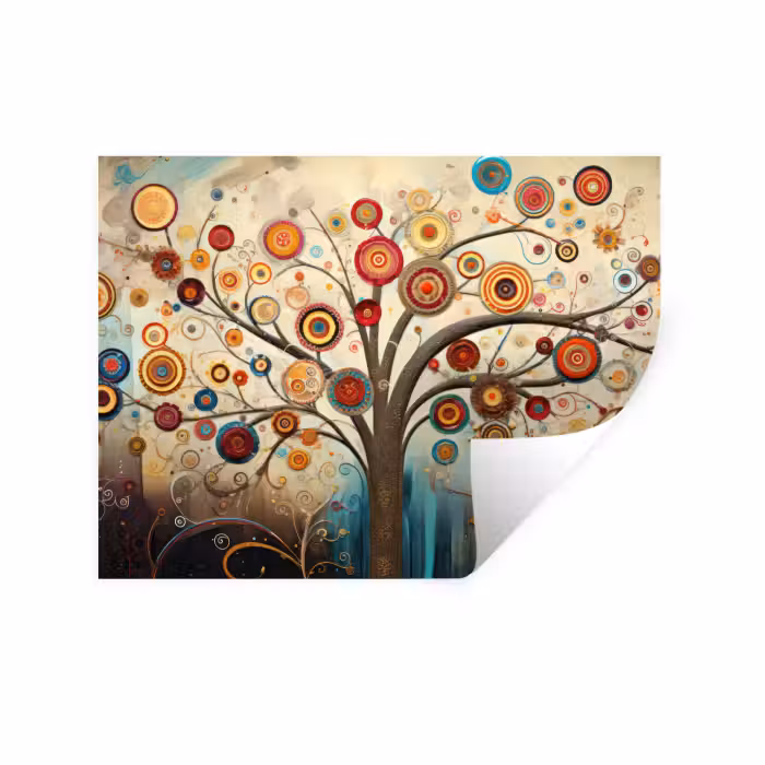 Wandtattoo – Baum - Baum des Lebens - Farbe