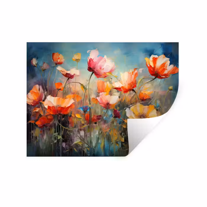 Wandtattoo – Blumen - Aquarell - Kunst - Botanisch - Natur
