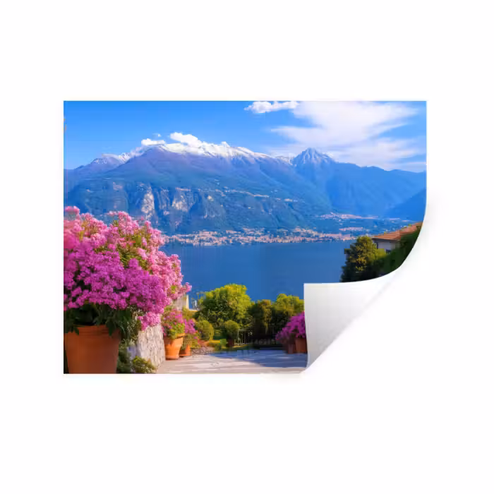 Wandtattoo – Comer See - Italien - Landschaft