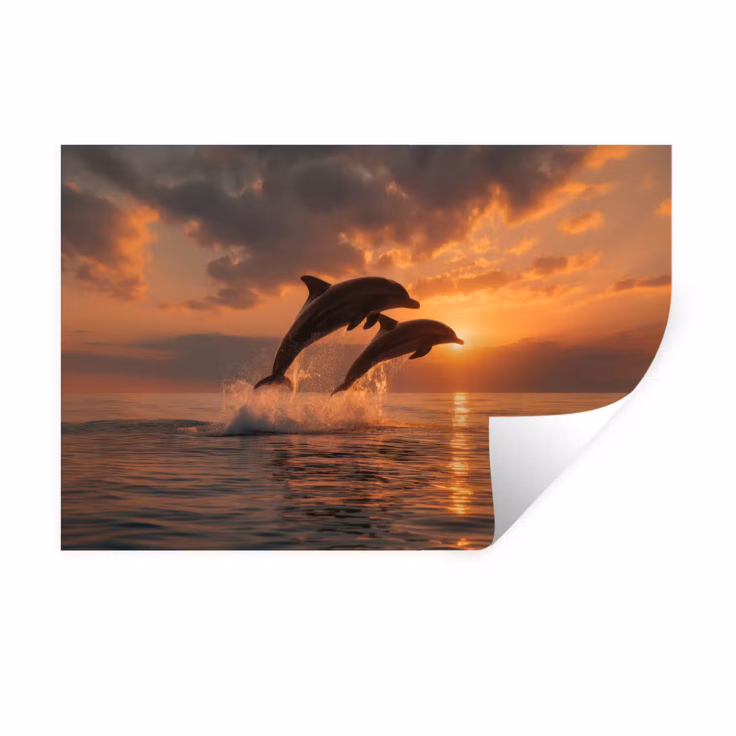 Wandtattoo – Delfine - Meer - Realistisch