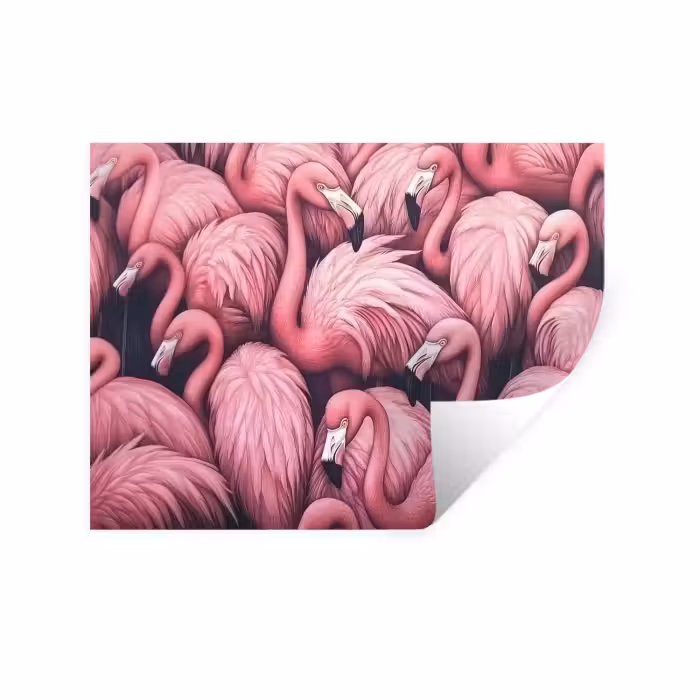 Wandtattoo – Flamingo - Rosa - Tiere