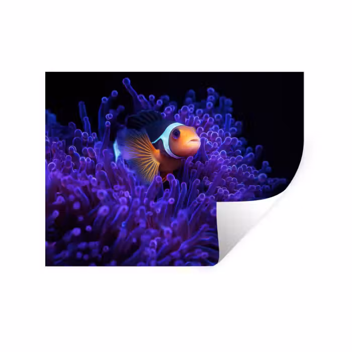 Wandtattoo – Koralle - Fisch - Orange - Meer