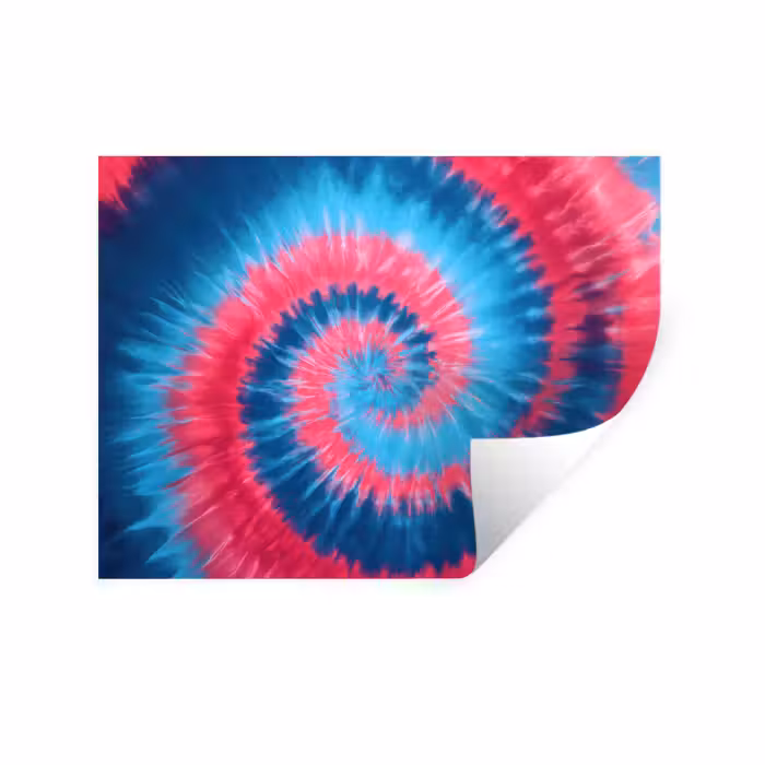 Wandtattoo – Spirale - Rosa - Rotierend