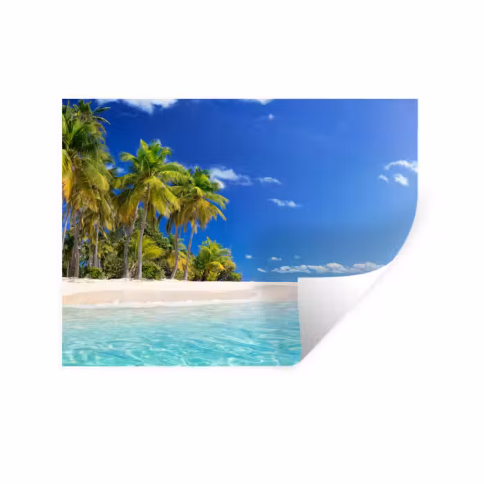 Wandtattoo – Strand - Meer - Palme - Sonne - Sommer