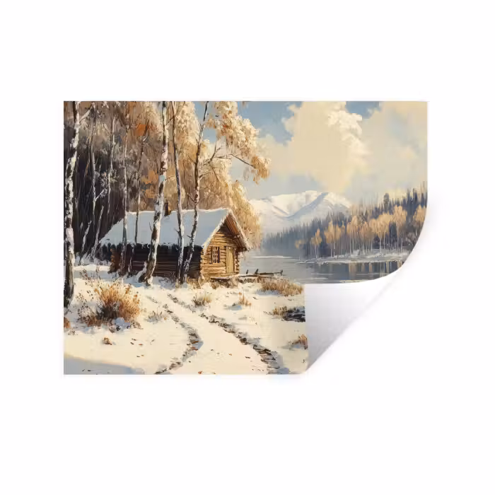 Wandtattoo – Winter - Schnee - Zuhause - Natur