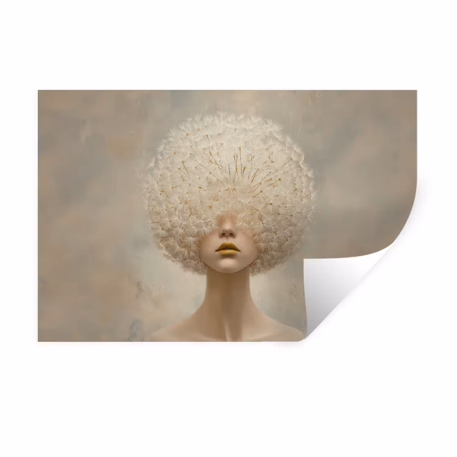 Wandtattoo – Dreamy - Beige - Löwenzahnsamen