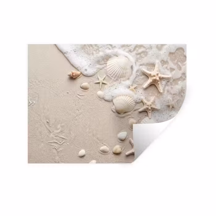 Wandtattoo – Muscheln - Seesterne - Strand