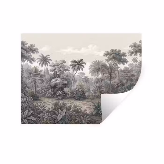 Wandtattoo – Tropisch - Landschaft - Illustration