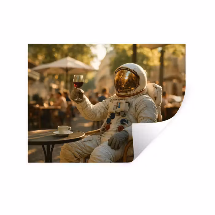 Wandtattoo – Wein - Rot - Terrasse - Kaffee