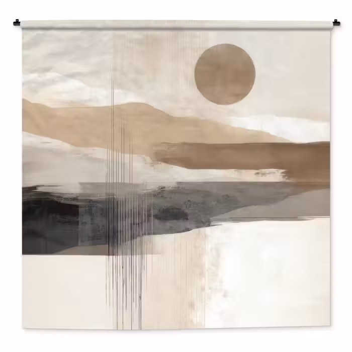 Wandteppich - Minimalistisch - Landschaft - Dimension