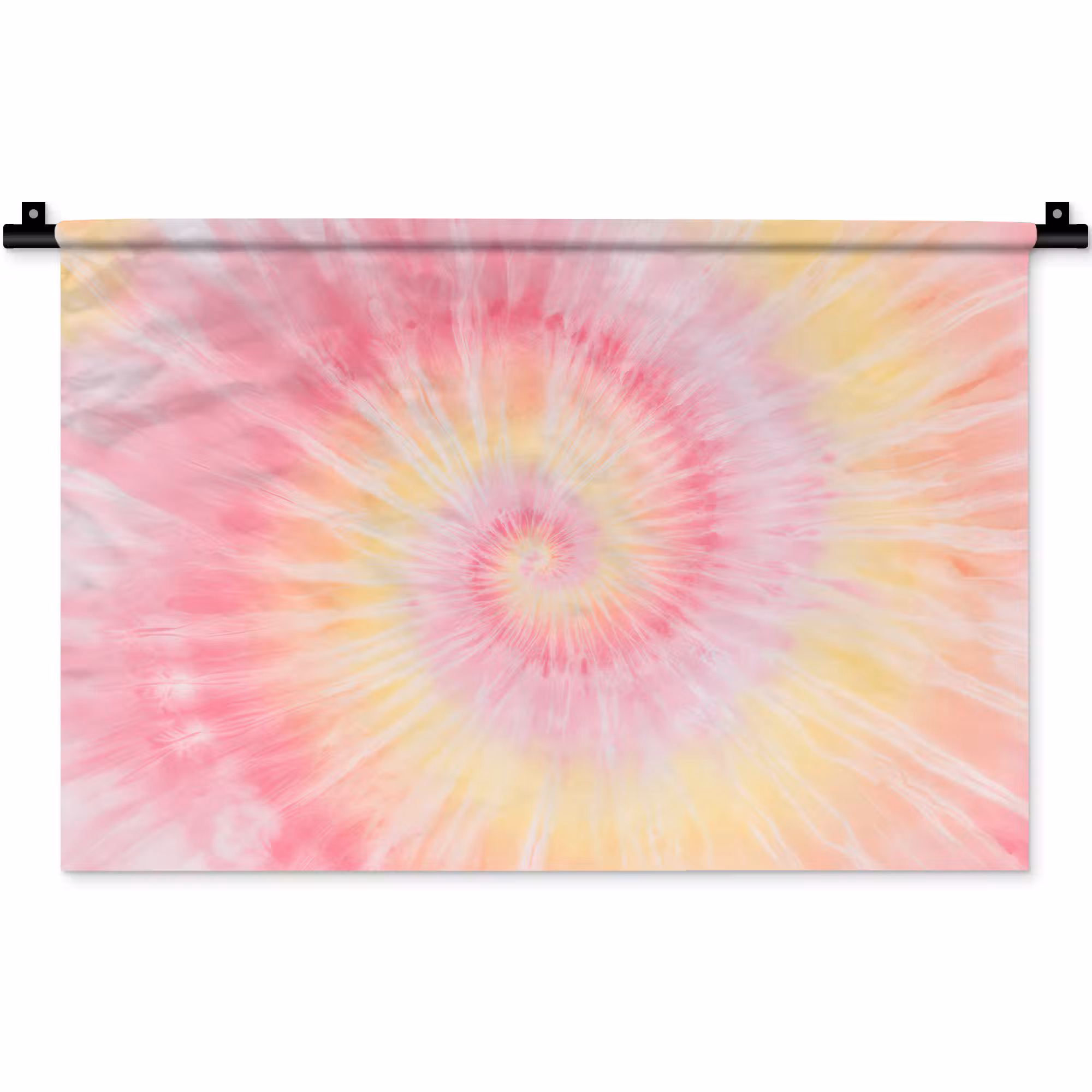 Wandteppich - Muster - Tie Dye - Pastelltöne - Rosa