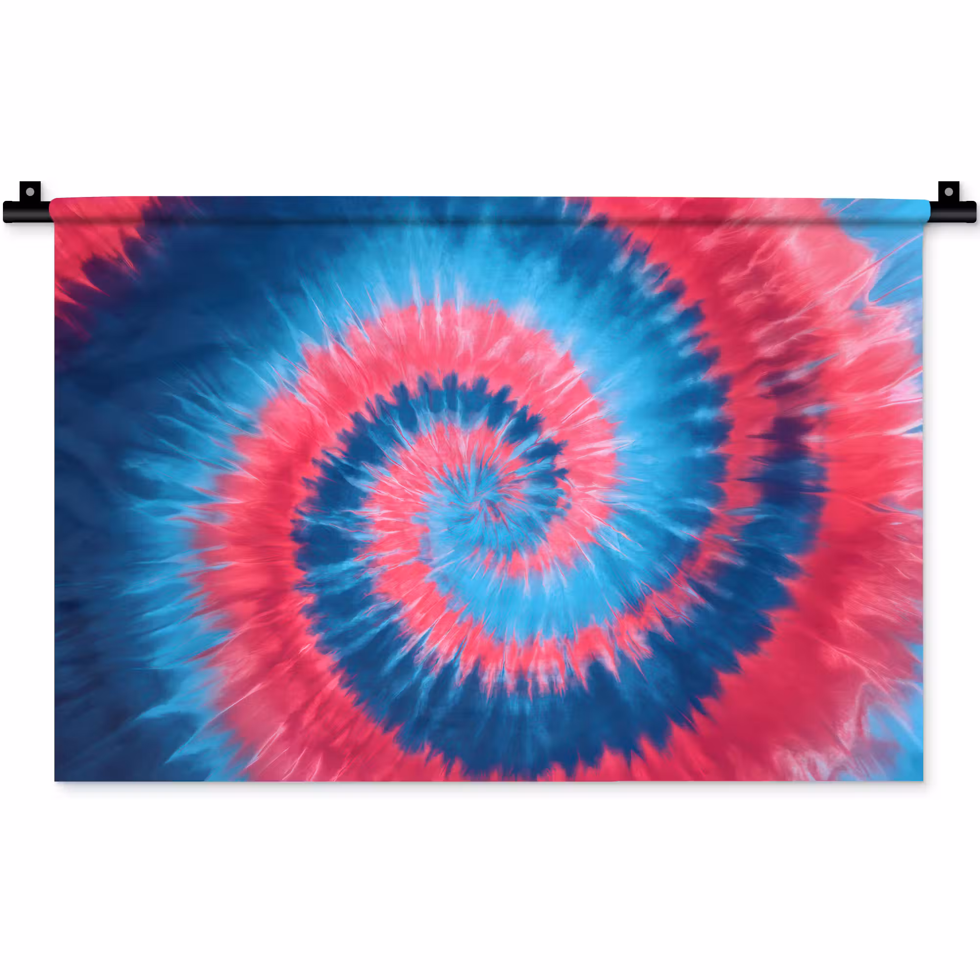 Wandteppich - Spirale - Rosa - Rotierend