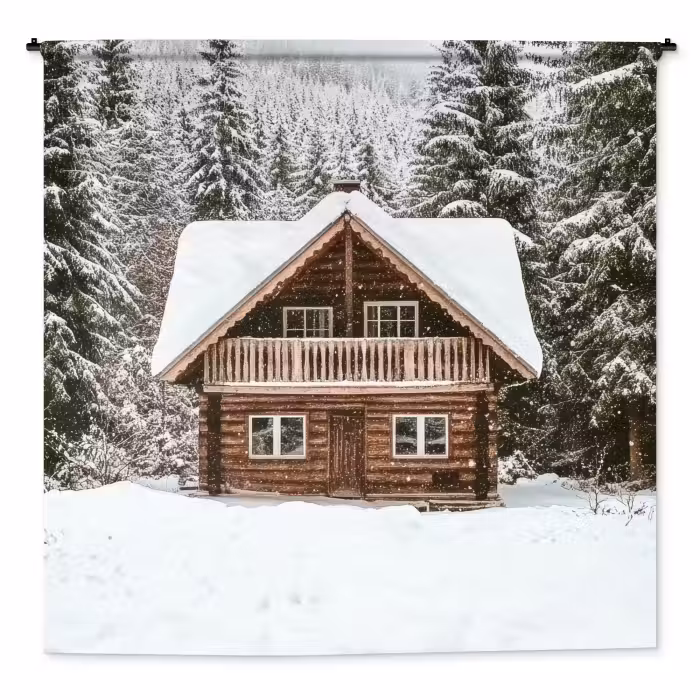 Wandteppich - Startseite - Wald - Winter - Natur - Schnee