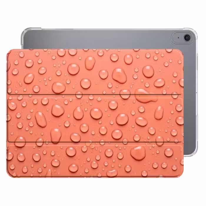 iPad-Hülle - Wasser - Tropfen - Rosa