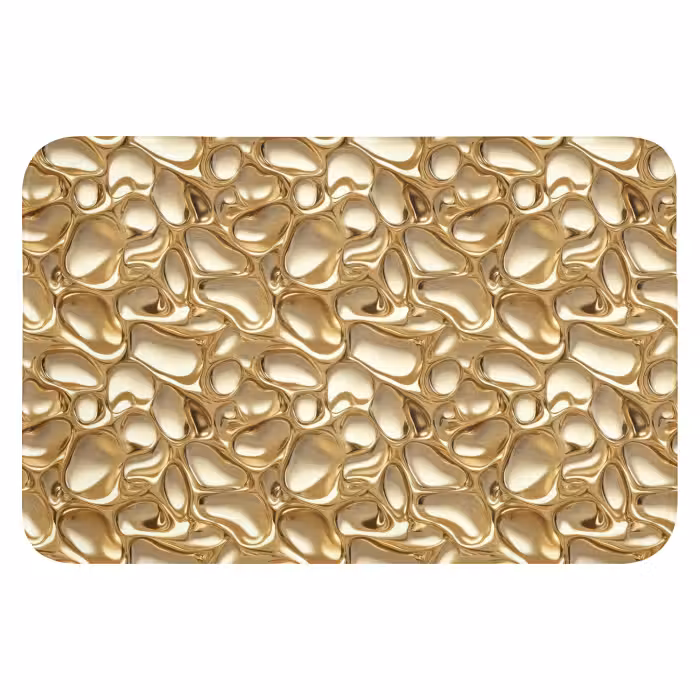 WC Vorleger - Abstrakt - Modern - Gold