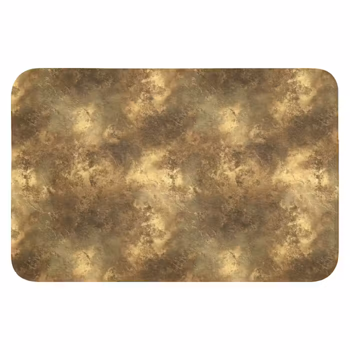 WC Vorleger - Antik - Metallic-Look - Gold