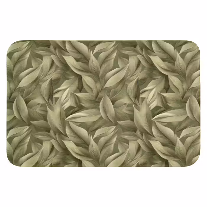 WC Vorleger - Blätter - Modern - Grün