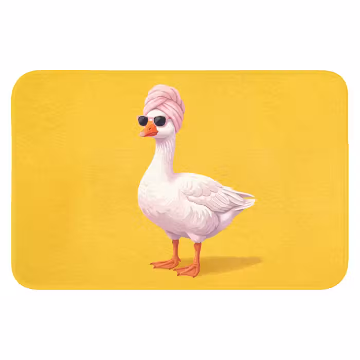 WC Vorleger - Duck - Sonnenbrille - Gelb
