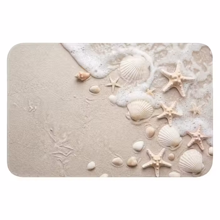 WC Vorleger - Muscheln - Seesterne - Strand