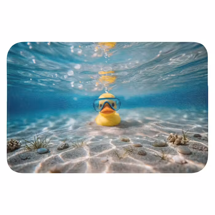 WC Vorleger - Schwimmbrille - Ente - Wasser